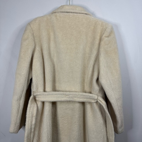 Rawley International Vintage Made in England 100% Mohair Trench Coat Medium - Picture 11 of 16
